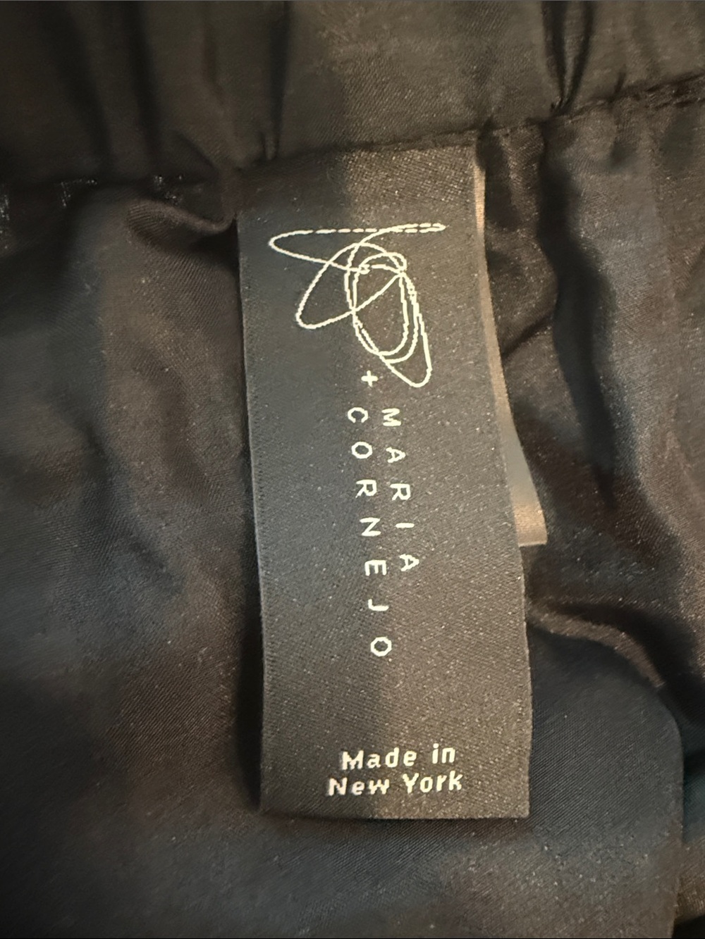 Zero + Maria Cornejo Black and Cream Striped Midi Wrap Skirt - Picture 2 of 4